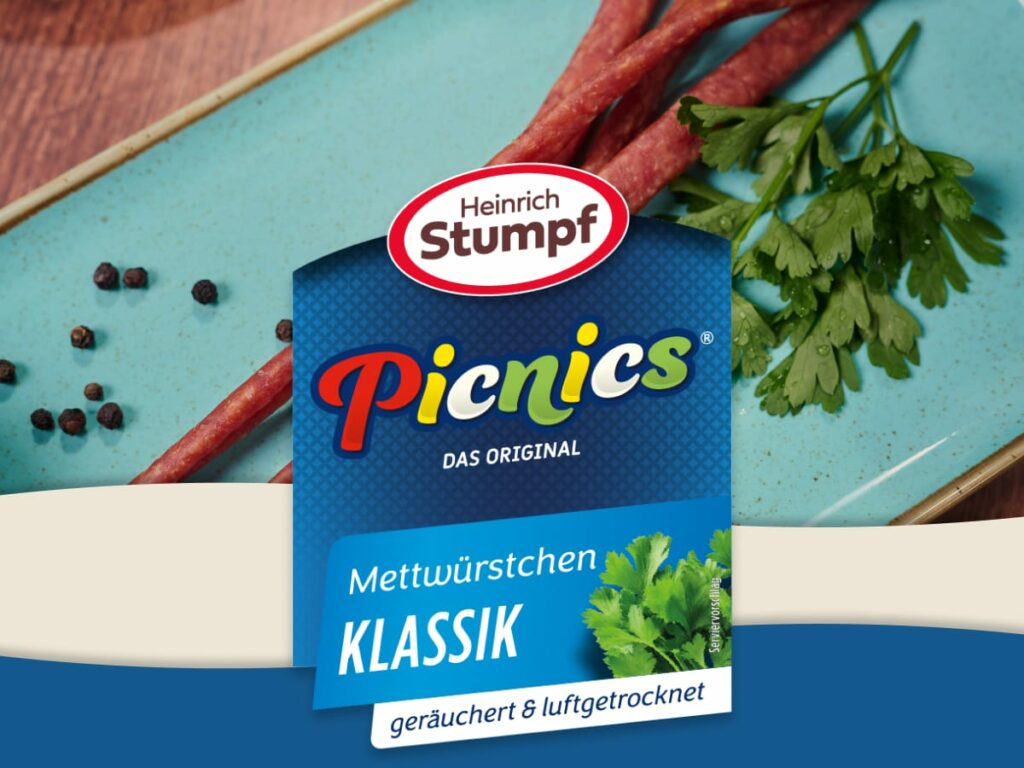 Picnics Klassik: natürlich gereift, aus magerem Schweinefleisch – und mit knackigem Biss.